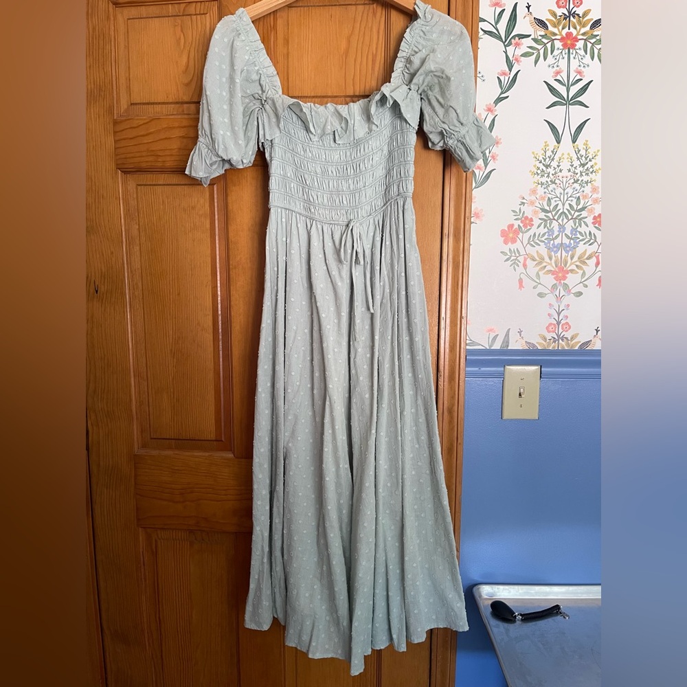 Adored Vintage Crème De Menthe Dress